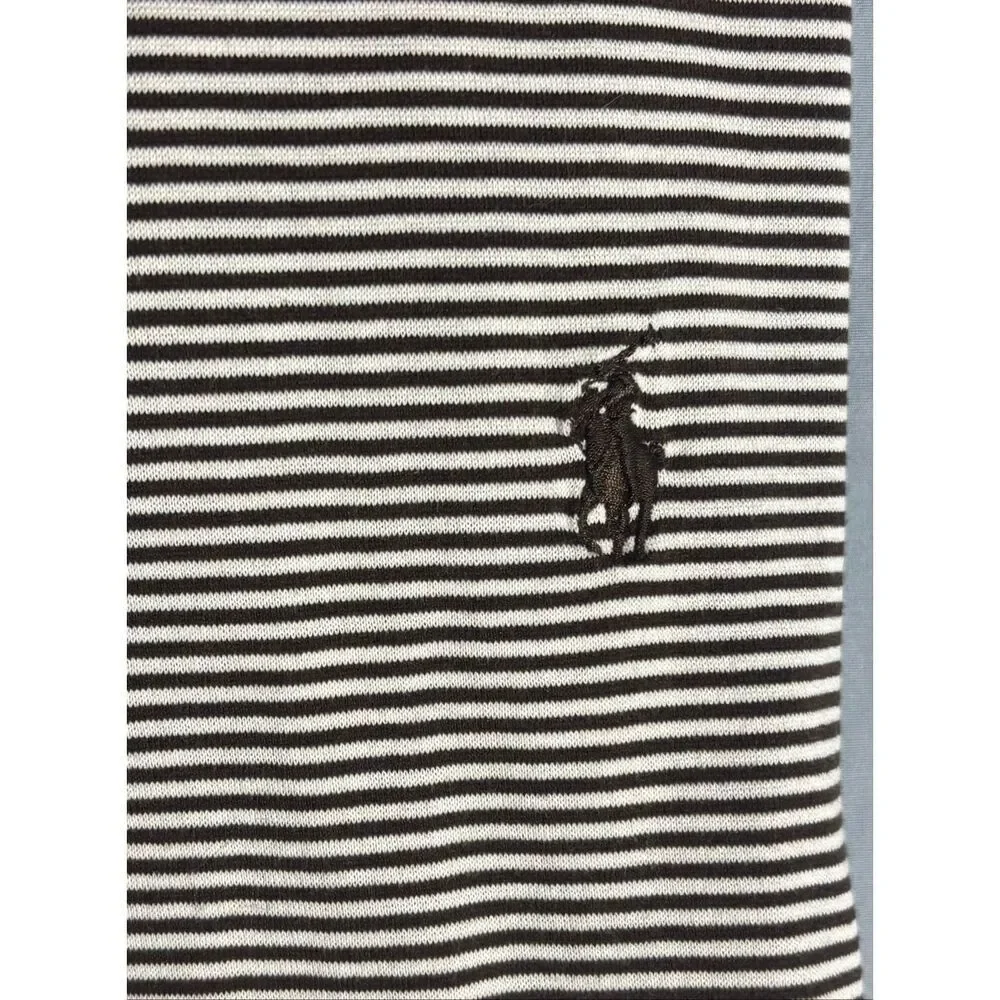 Polo Golf Ralph Lauren Brown Stripped Polo Size 2XL XXL Golf Shirt Brown Pony